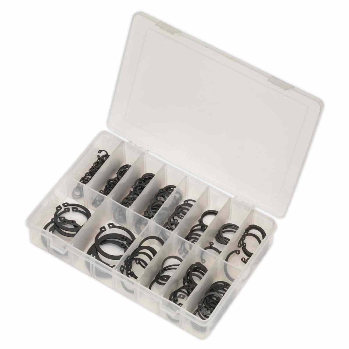 Circlip Assortment 200pc Internal & External Metric - Image 2
