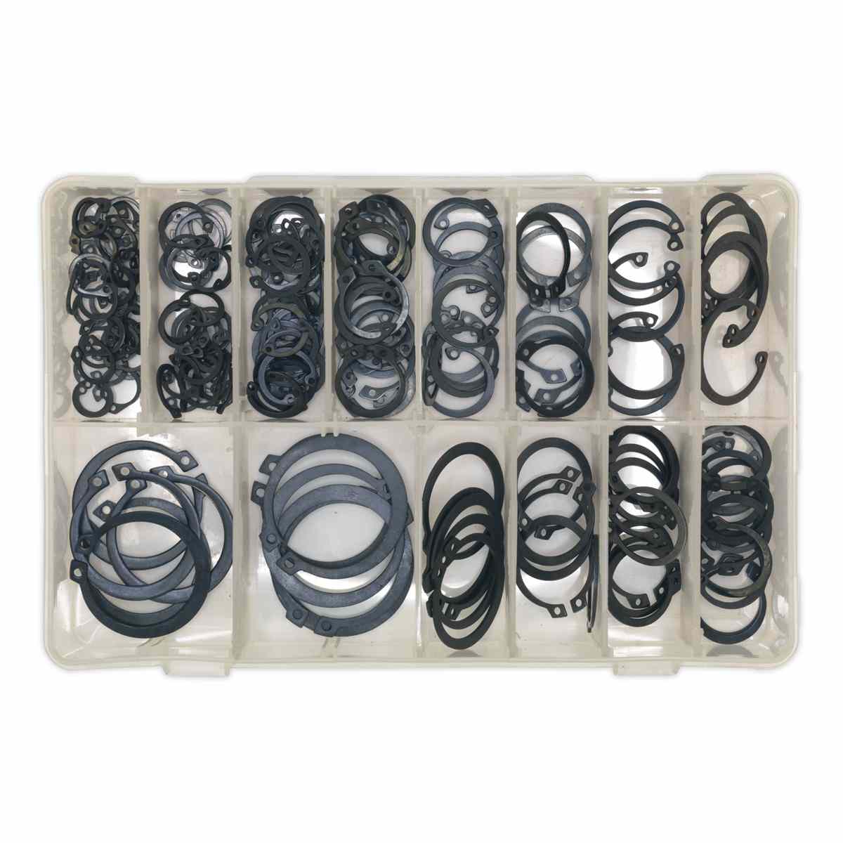 Circlip Assortment 200pc Internal & External Metric - Image 3