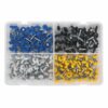 Numberplate Screw Assortment 200pc 4.8mm x 18mm Plastic Enclosed Head