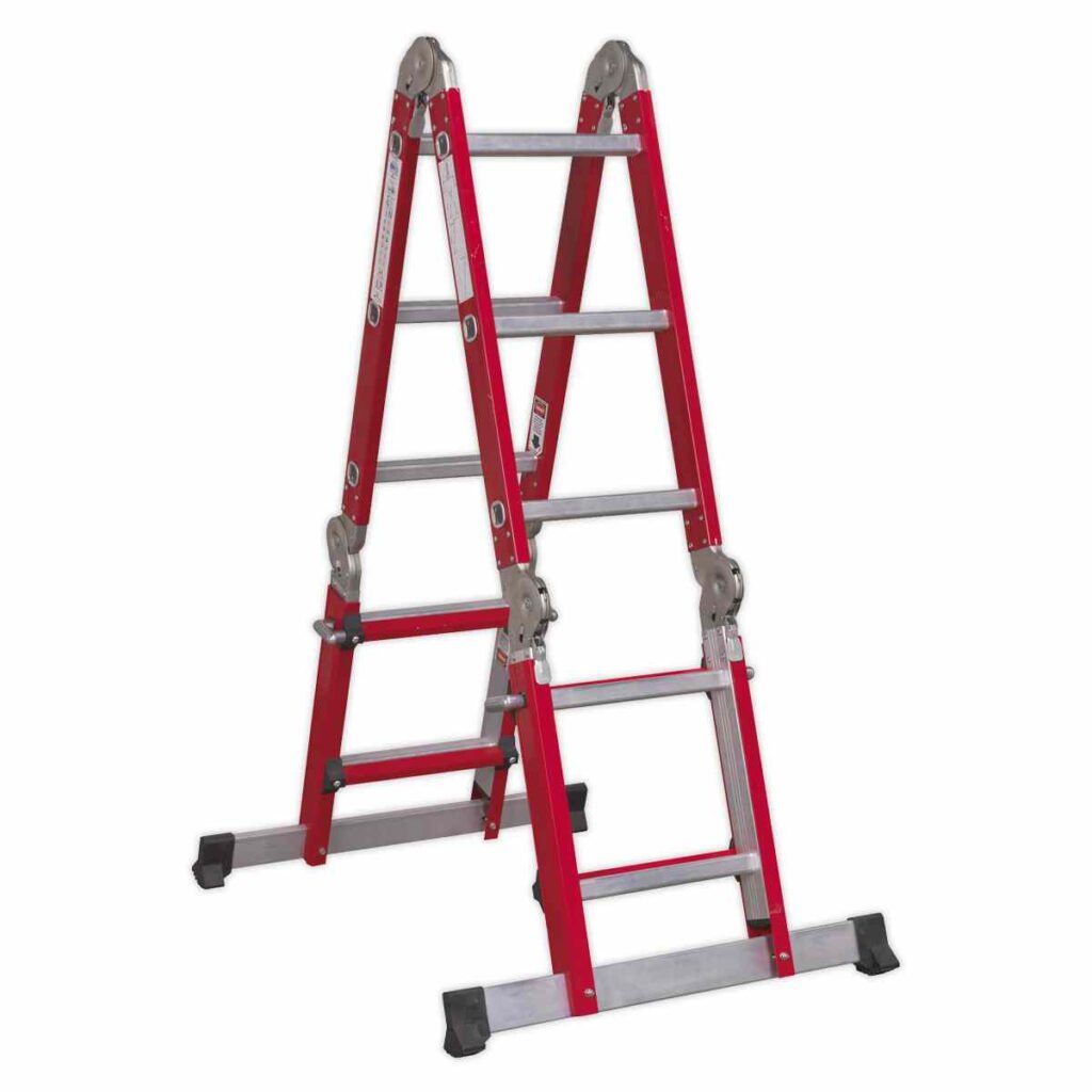 Aluminium Multipurpose Ladder EN 131 Adjustable Height – Wolds ...