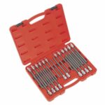 TRX-Star/Spline/Hex/Ribe Socket Bit Set 22pc 1/2Sq Drive 200mm"