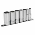 Socket Set 7pc 3/8inSq Drive Deep Whitworth