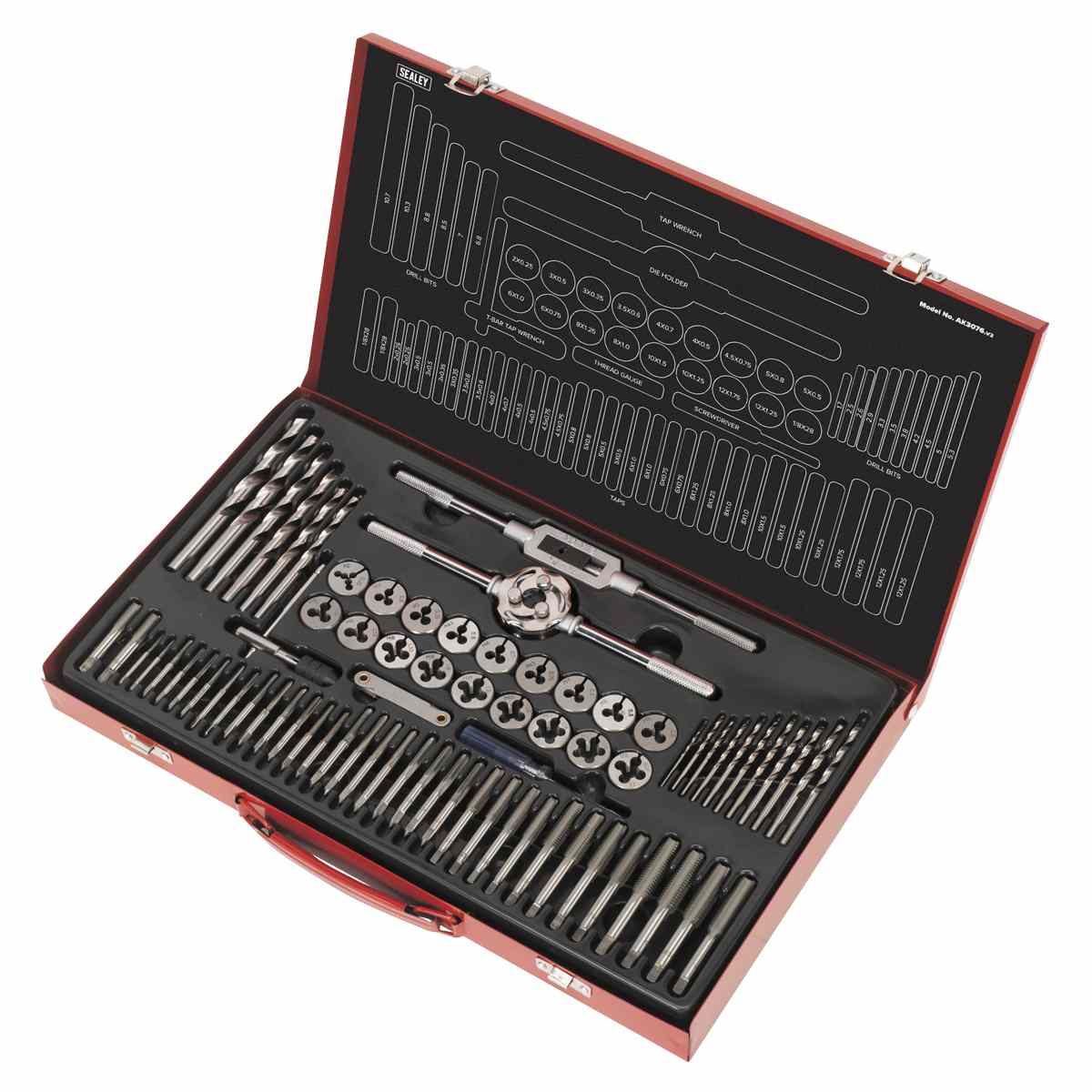 Tap & Die Set 76pc Split Dies Metric - Image 2