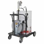 Oil Dispensing System Air Operated with 10m Retractable Hose Reel