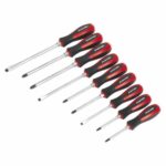 Screwdriver Set 9pc Hammer-Thru
