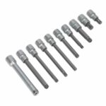 Head Bolt Socket Bit Set 10pc 1/2inSq Drive