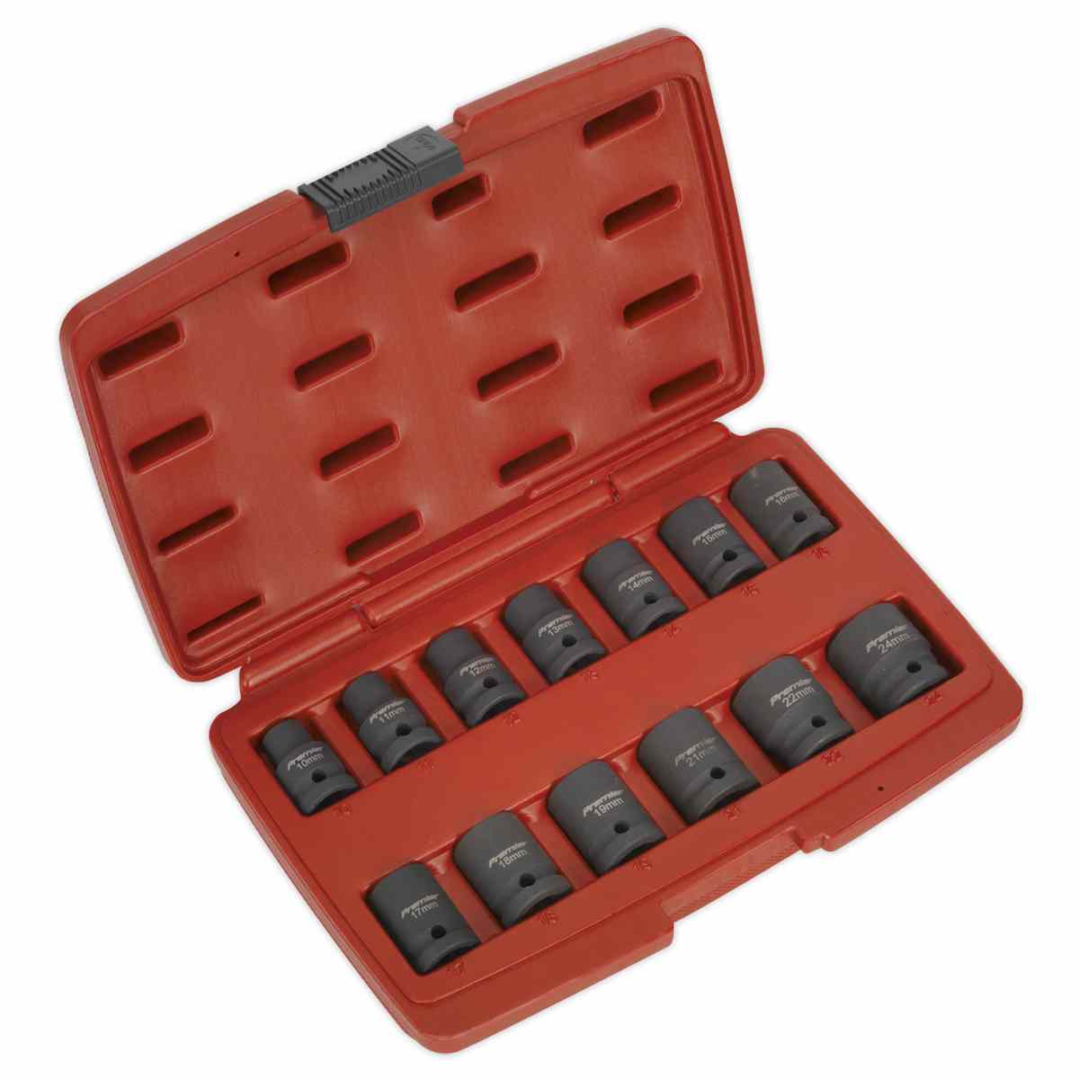 Impact Socket Set 13pc 1/2inSq Drive Total Drive?