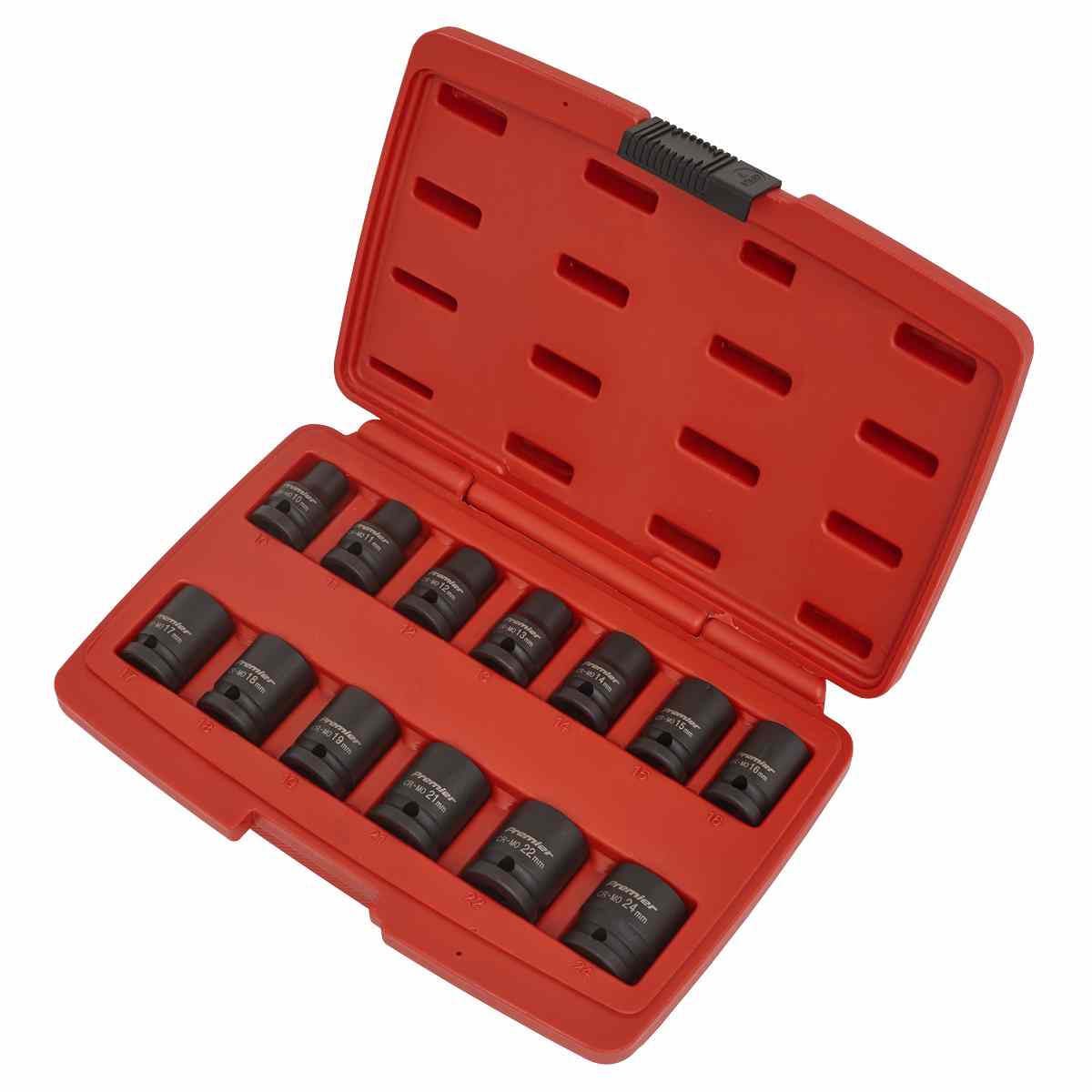 Impact Socket Set 13pc 1/2inSq Drive 12pt