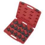 Crow's Foot Spanner Set 14pc 1/2inSq Drive Metric