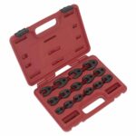 Crow's Foot Spanner Set 15pc 3/8inSq Drive Metric