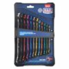 Combination Spanner Set 12pc Multi-Coloured Metric