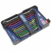 Combination Ratchet Spanner Set 12pc Multi-Coloured Metric