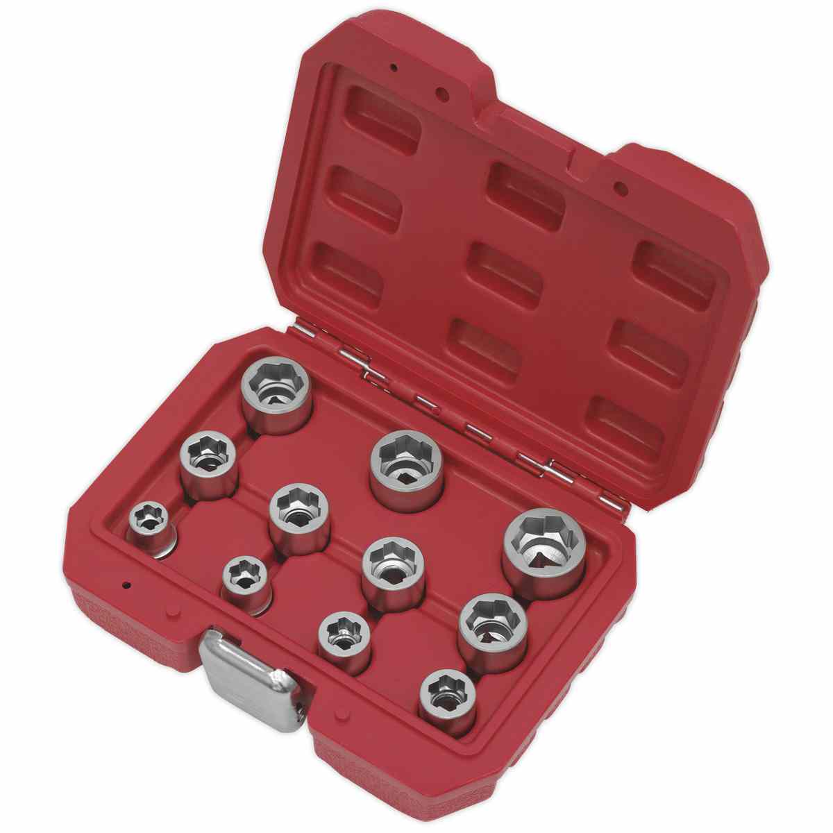 Bolt Extractor Socket Set 11pc 3/8inSq Drive Metric