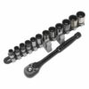 Socket Set 13pc 3/8inSq Drive Total Drive? Metric - Black Series - Image 2
