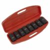 Impact Socket Set 8pc Deep 1inSq Drive - Metric - Image 2