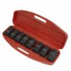 Impact Socket Set 8pc Deep 1inSq Drive - Metric