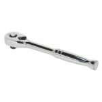 Ratchet Wrench 1/4inSq Drive Pear-Head Flip Reverse