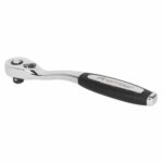 Ratchet Wrench 3/8inSq Drive Offset Pear-Head with Flip Reverse