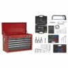 Topchest 9 Drawer with Ball-Bearing Slides - Red/Grey & 205pc Tool Kit - Image 11