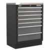 Superline Pro 2.0m Storage System - Wood Worktop - Image 4