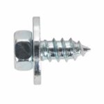 Acme Screw with Captive Washer #12 x 1/2in Zinc Pack of 50