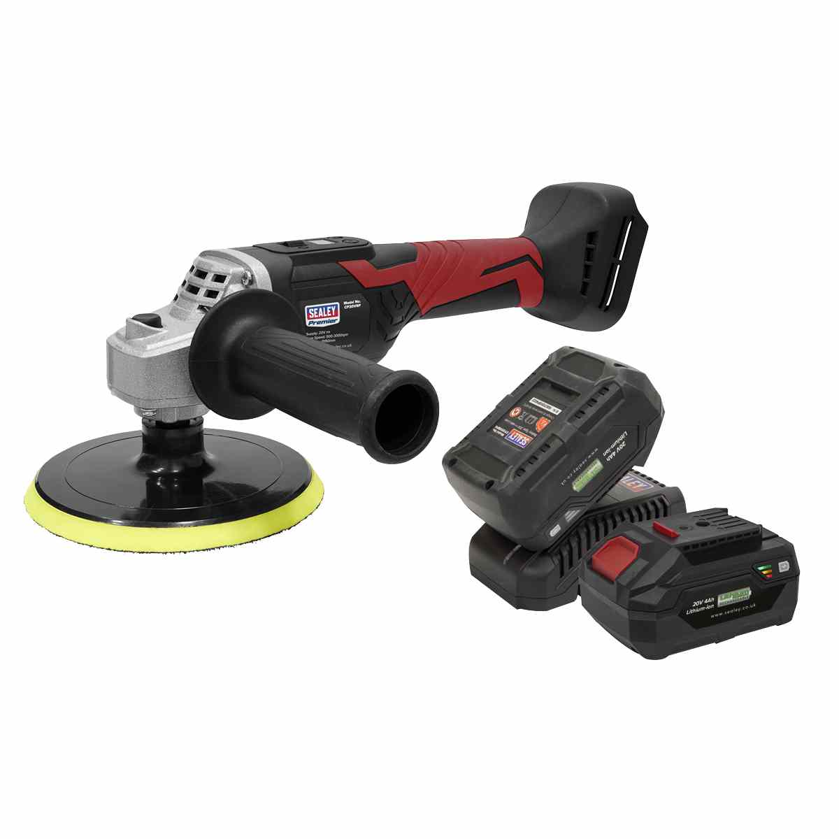 Cordless Rotary Polisher Kit 20V ?150mm - 2 Batteries