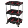 Workshop Trolley 3-Level Composite with Parts Storage - Image 2