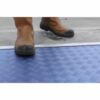 Vinyl Floor Tile with Peel & Stick Backing - Blue Treadplate Pack of 16