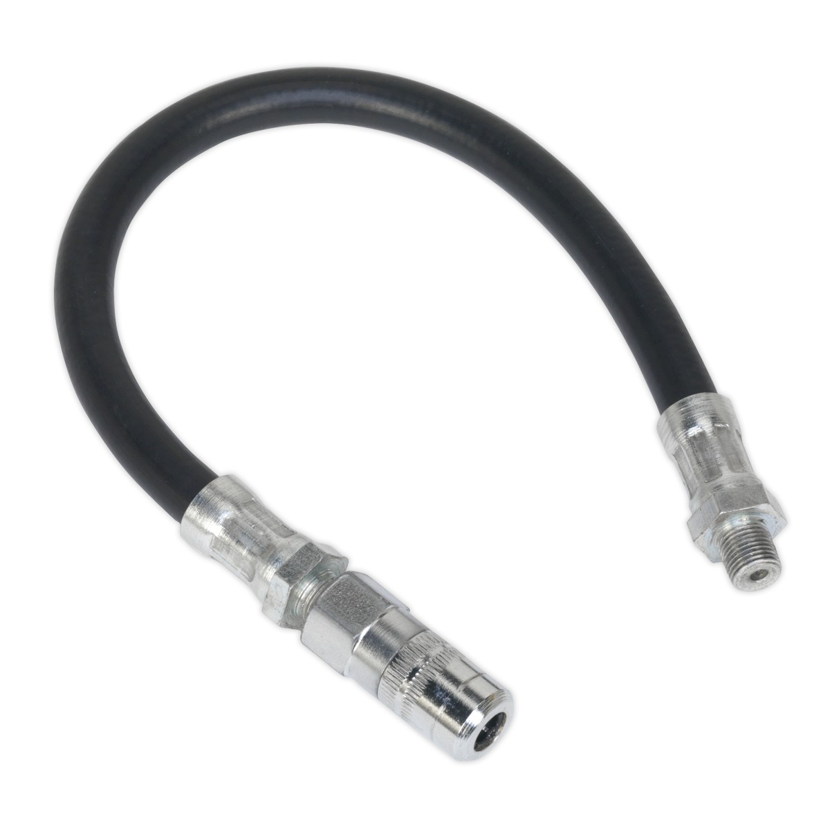 Rubber Delivery Hose with 4-Jaw Connector Flexible 300mm 1/8inBSP Gas