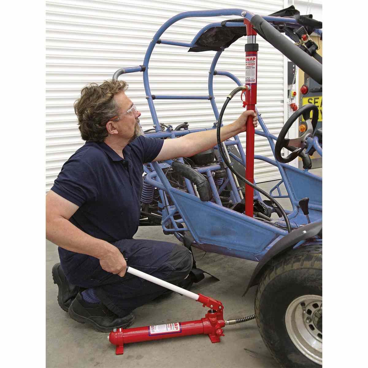 Hydraulic Body Repair Kit 10tonne Snap Type - Image 2