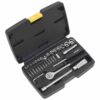 Socket Set 37pc 1/4in & 3/8inSq Drive 6pt Metric - Image 2