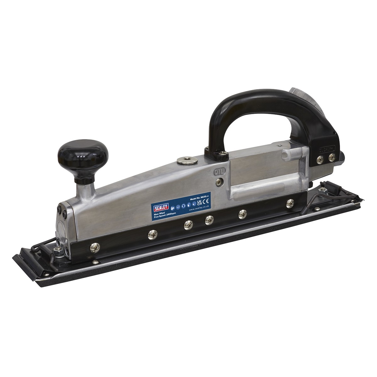 Air Long Bed Sander 400 x 70mm Twin Piston In-line - Image 2
