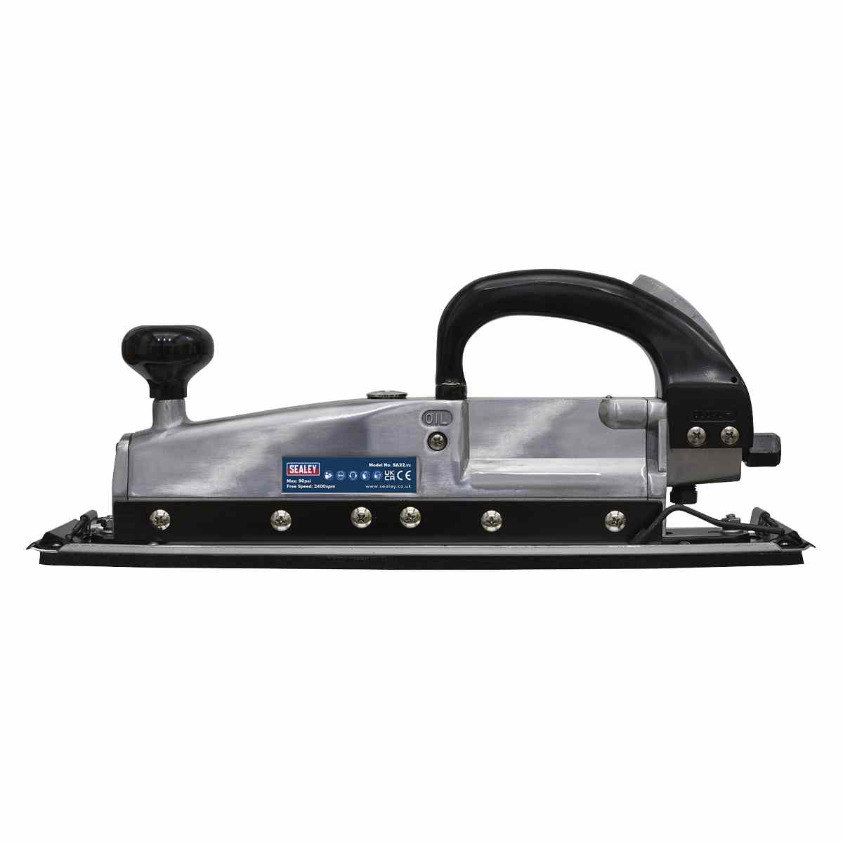 Air Long Bed Sander 400 x 70mm Twin Piston In-line - Image 3