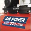 Air Compressor 270L Belt Drive 10hp 3ph 2-Stage with Cast Cylinders - Image 2