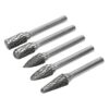 Tungsten Carbide Rotary Burr Set 5pc - Image 3