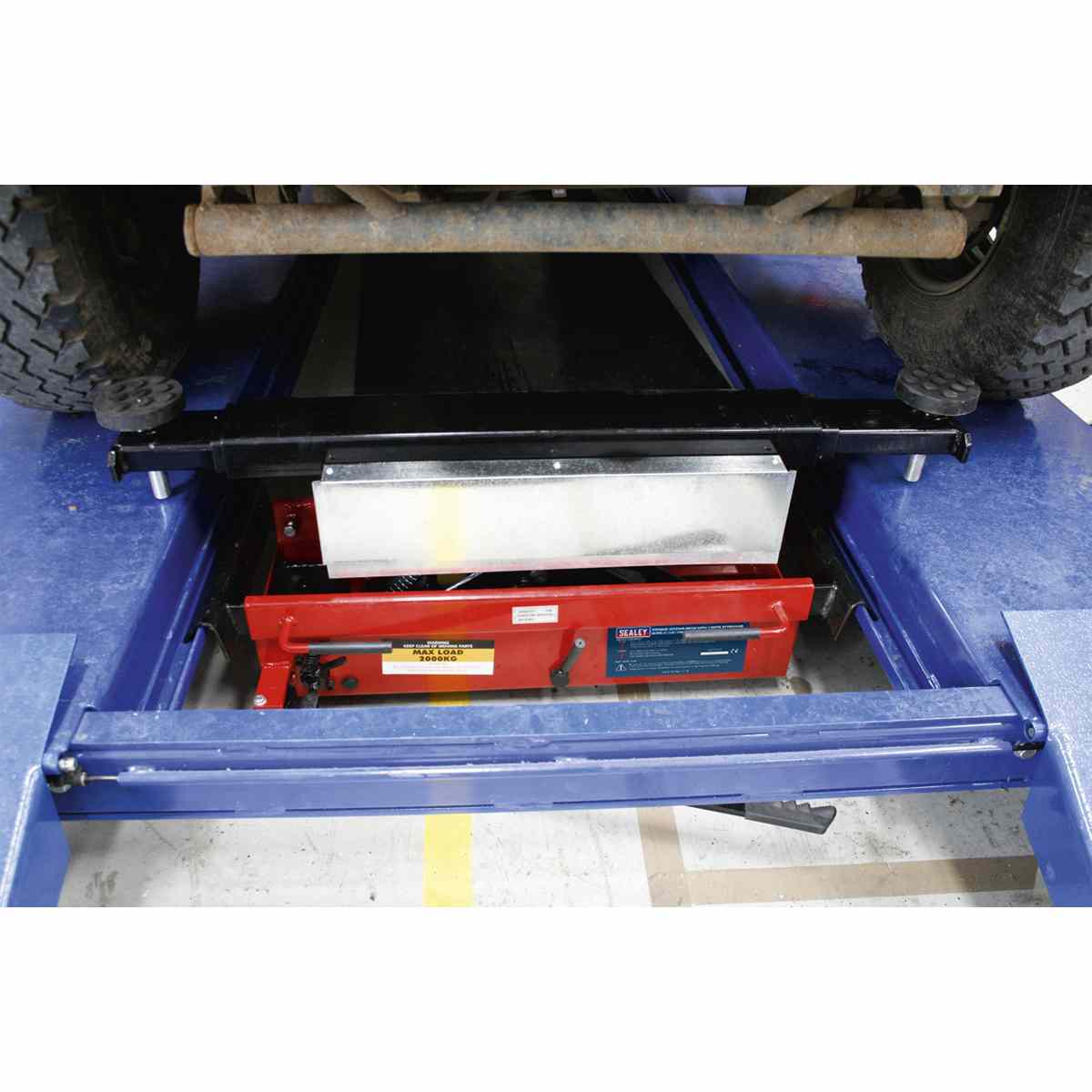 Jacking Beam 2tonne with Arm Extenders & Flat Roller Supports - Image 4
