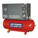 Screw Air Compressor 270L 10hp 3ph Low Noise with Dryer