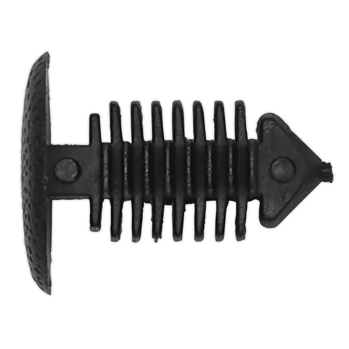 Fir Tree Clip, Carpet/Trim, Black, ?14mm x 18mm, GM - Pack of 20