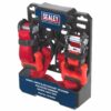 Slide Ratchet Tie Down 32mm x 3m Polyester Webbing with S-Hooks 1200kg Breaking Strength - Image 4