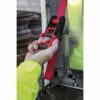 Ratchet Tie Down 32mm x 4.9m Polyester Webbing with J-Hooks 1200kg Breaking Strength - 1 Pair