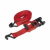 Ratchet Tie Down 32mm x 4.9m Polyester Webbing with J-Hooks 1200kg Breaking Strength - 1 Pair - Image 3