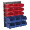 Bin Storage System Wall Mounting 15 Bins - Image 2