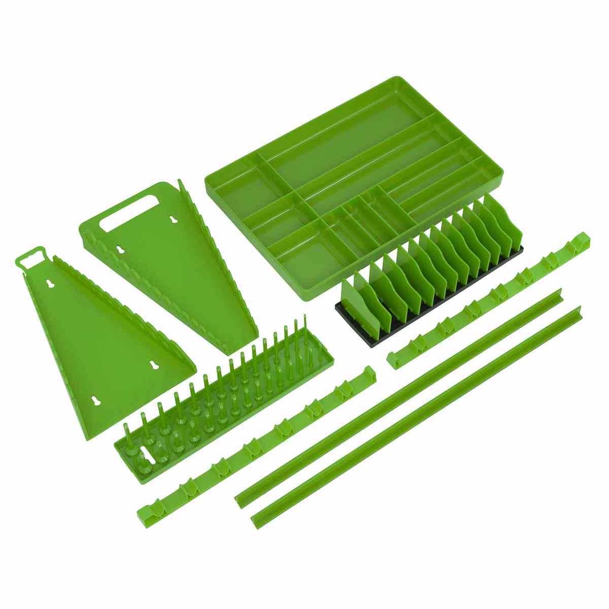 Tool Storage Organizer Set 9pc - Hi-Vis Green