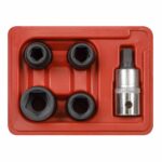 Brake Caliper Socket Set 5pc 1/2inSq Drive