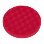Buffing & Polishing Foam Head Hook-and-Loop ?150 x 25mm Red/Ultra-Soft