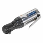 Air Ratchet Wrench 1/4inSq Drive Super Stubby