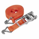 Ratchet Tie Down 75mm x 10m Polyester Webbing 10000kg Breaking Strength