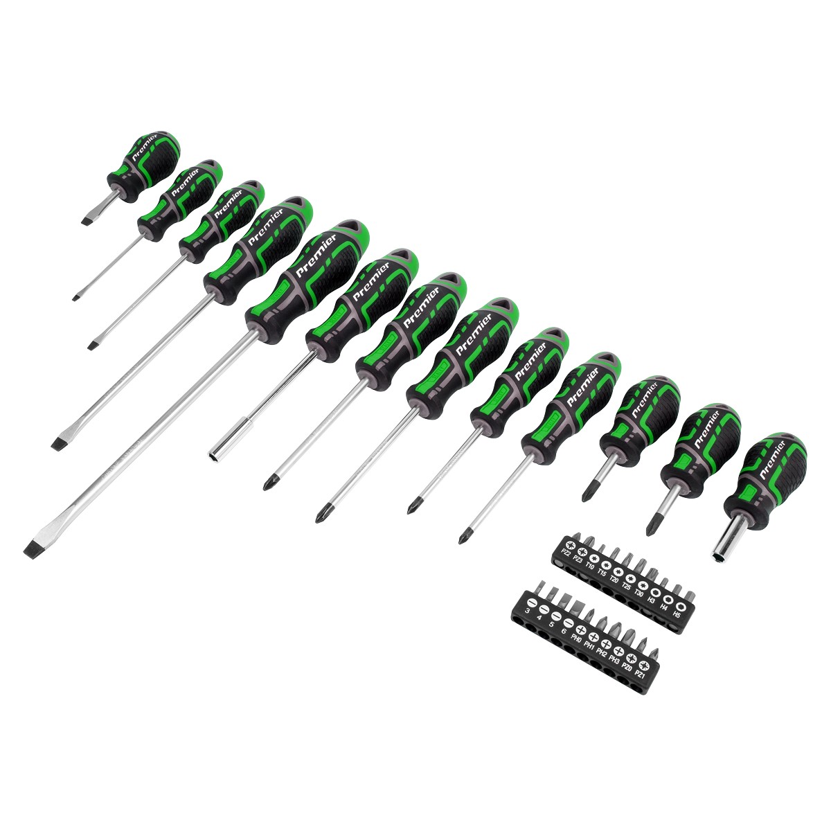 Screwdriver & Bit Set 33pc GripMAX - Hi-Vis