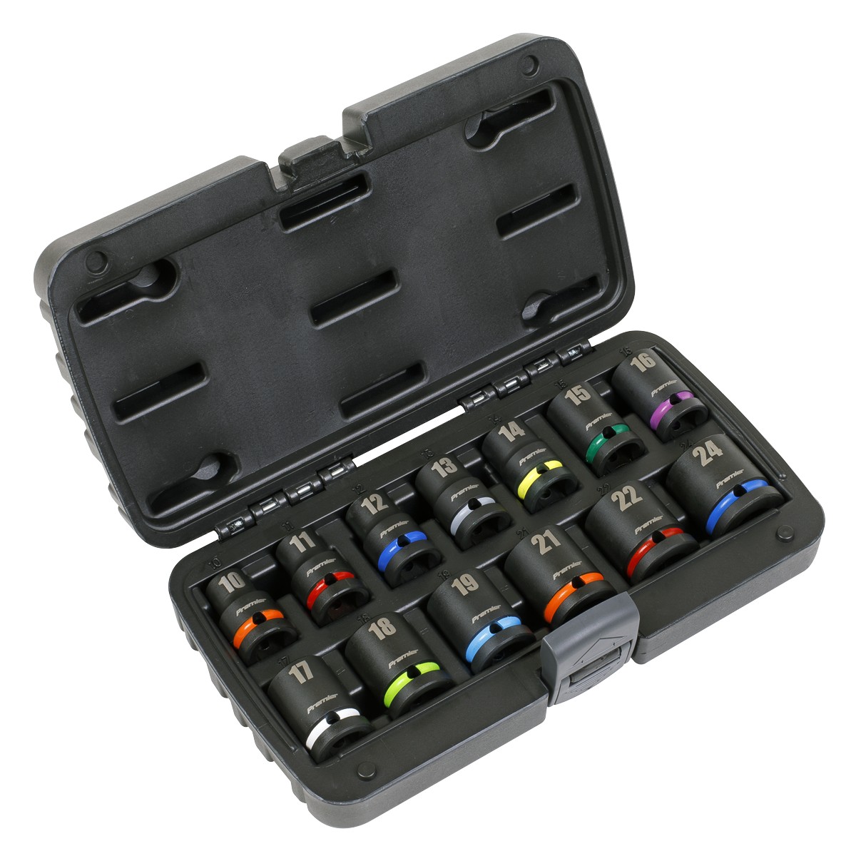 Impact Socket Set 13pc 1/2"Sq Drive Metric