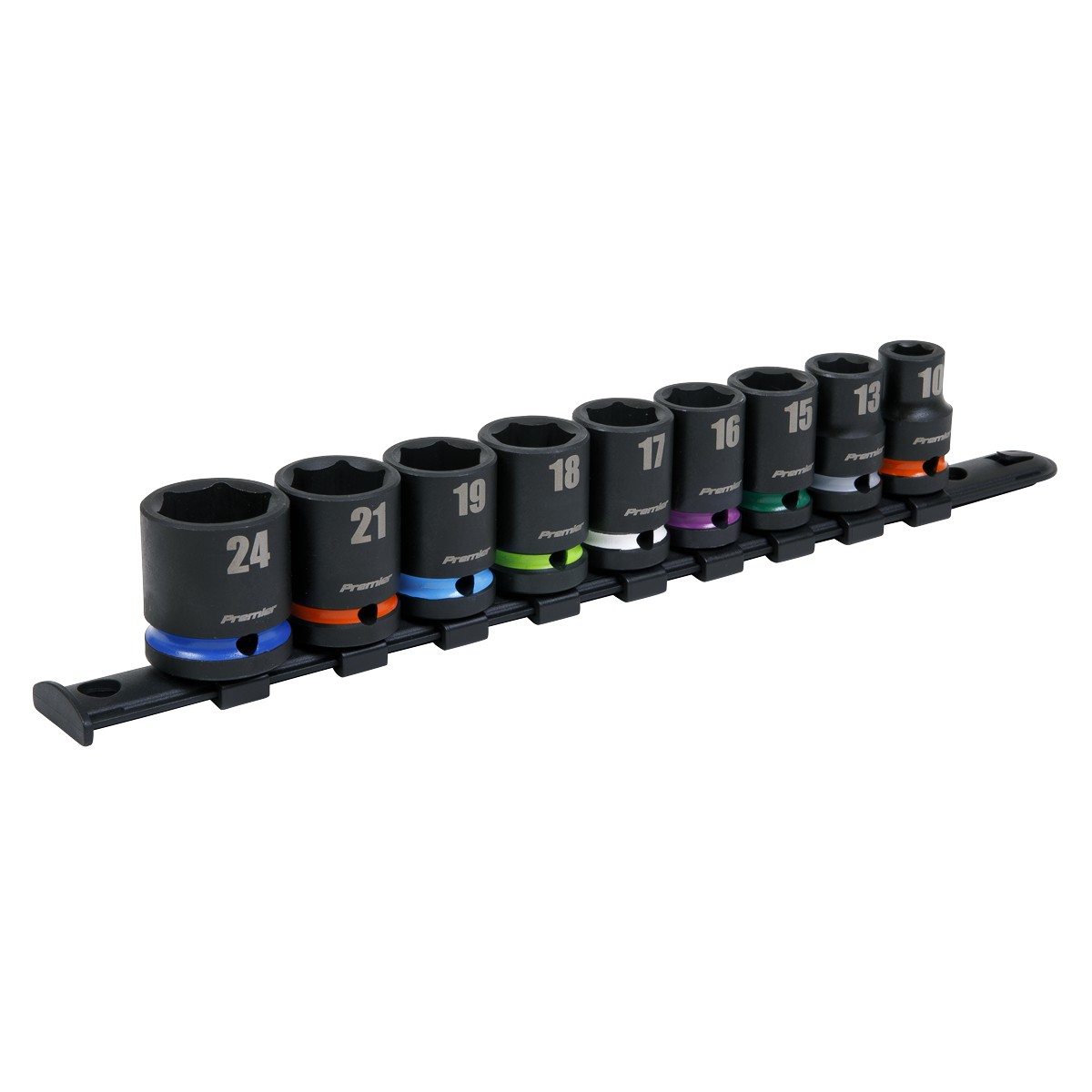 Impact Socket Set 9pc 1/2"Sq Drive Metric